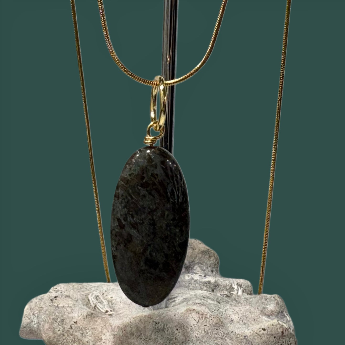 Colgante de "Jaspe verde"