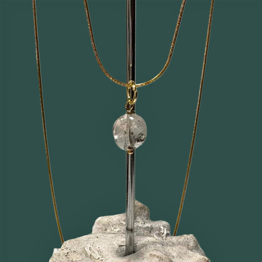 Colgante de "Cuarzo rutilado"