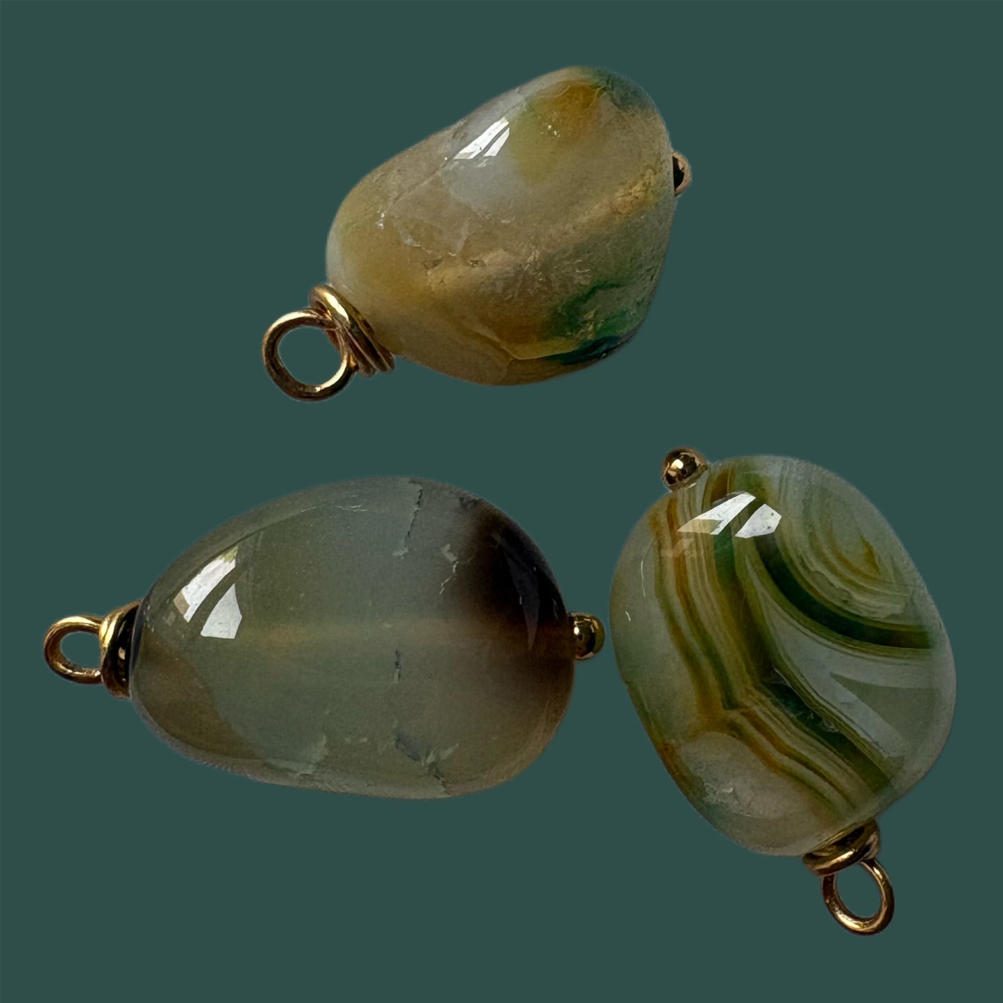 Colgante de "Ágata craquelada"