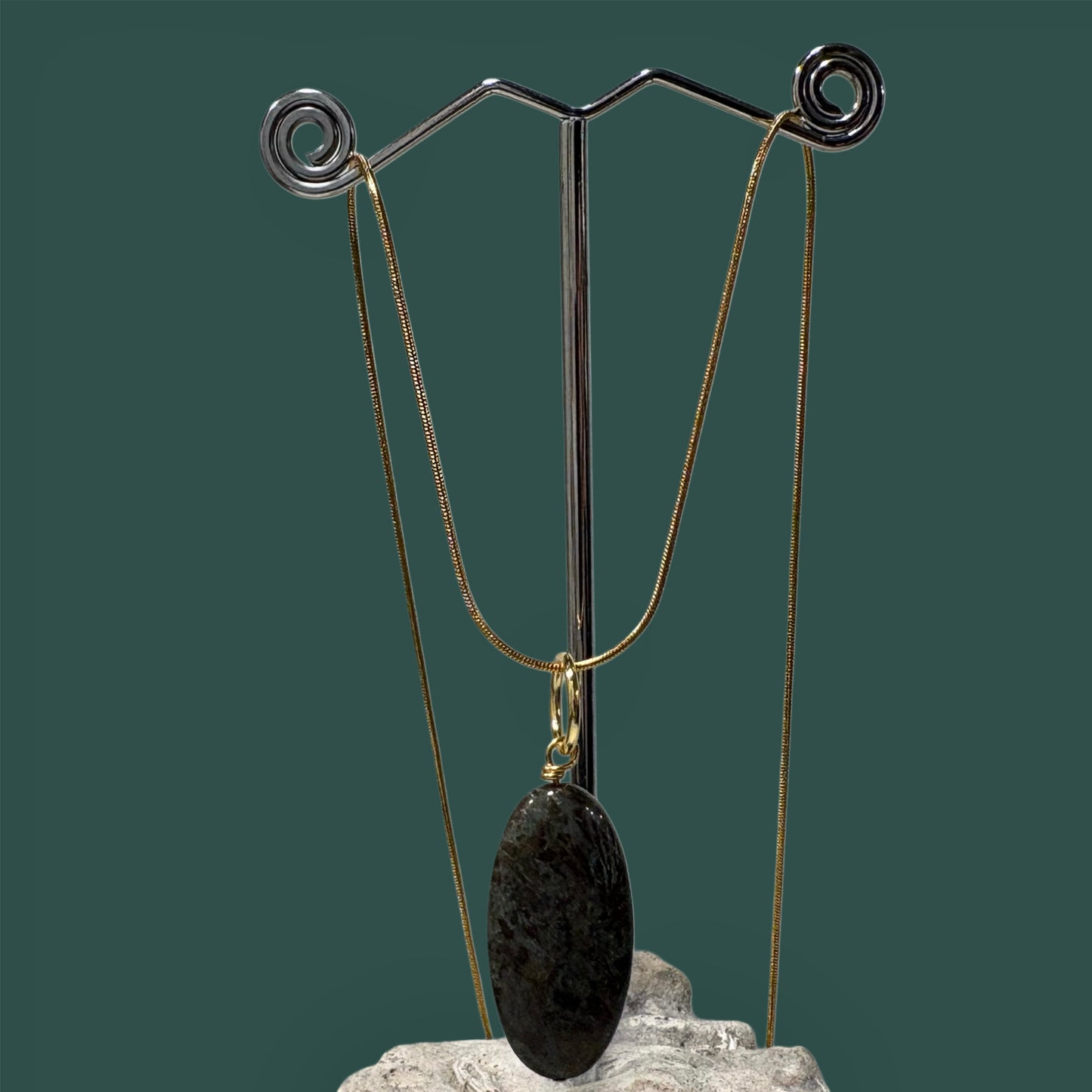 Colgante de "Jaspe verde"