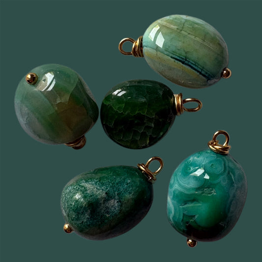 Colgante de "Ágata craquelada"