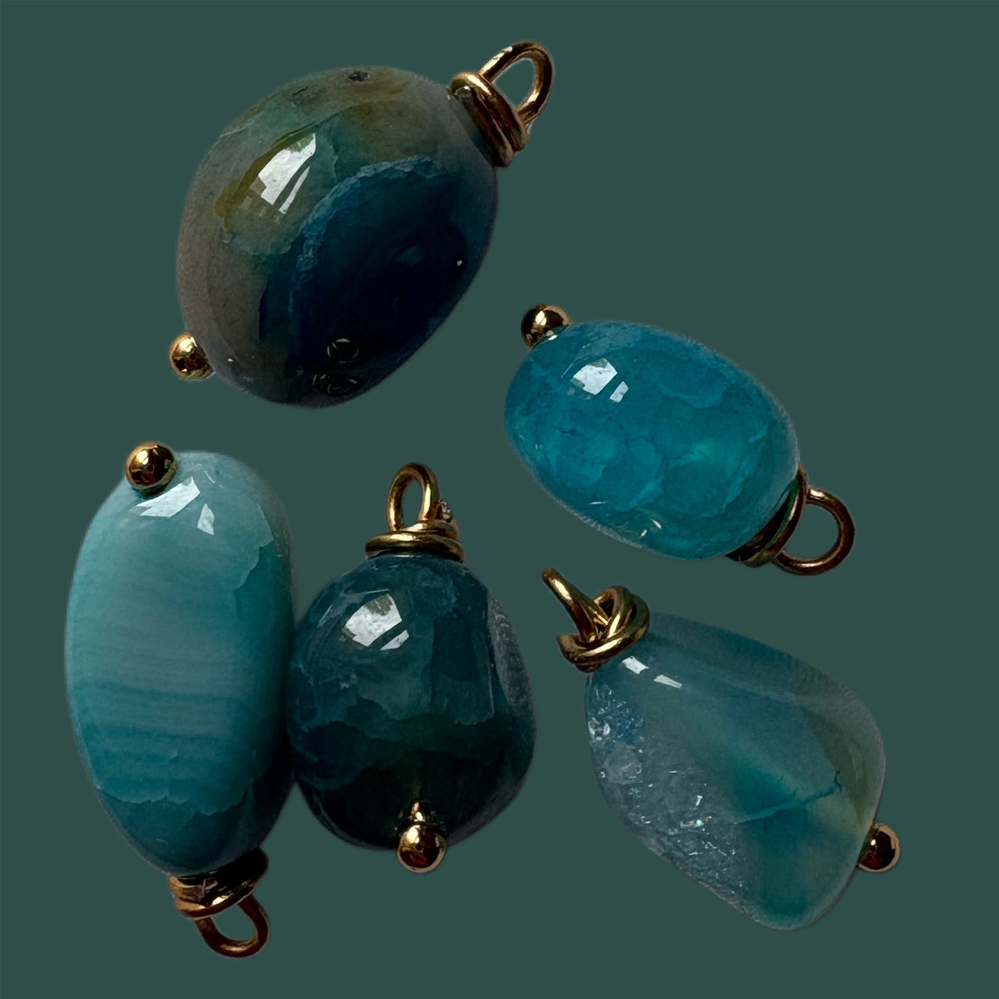 Colgante de "Ágata craquelada"