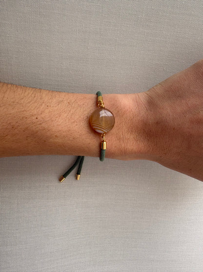 Pulsera "Démeter" verde