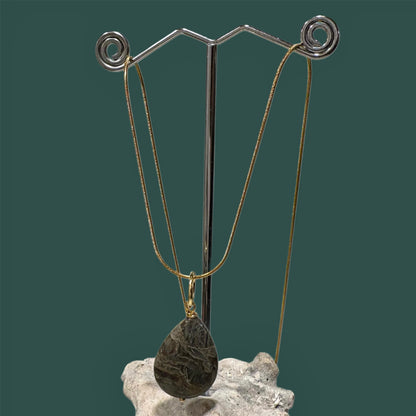 Colgante de "Jaspe verde"