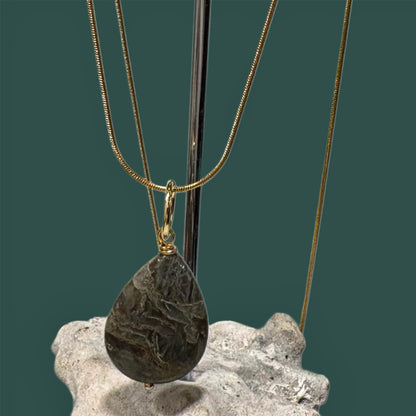 Colgante de "Jaspe verde"