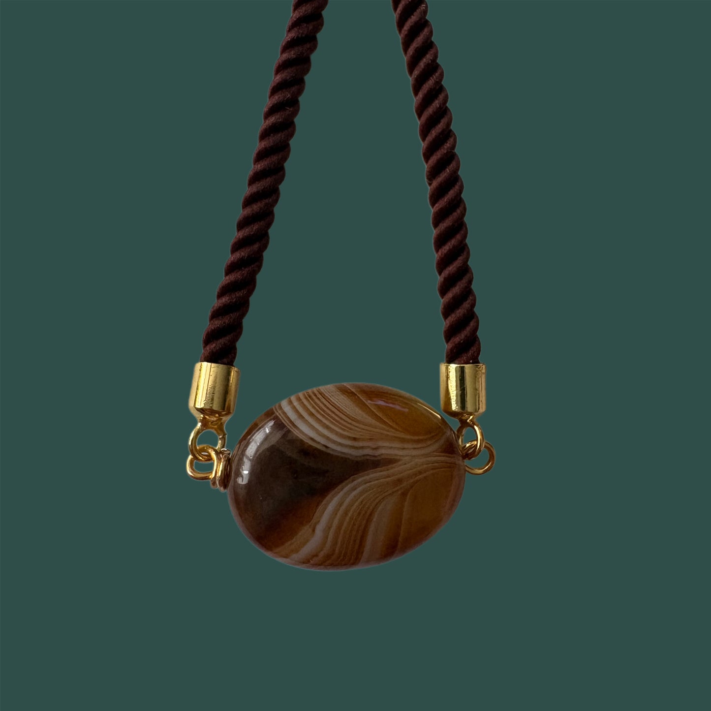 Pulsera "Némesis" marrón