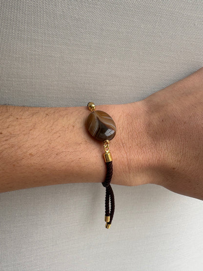 Pulsera "Némesis" marrón